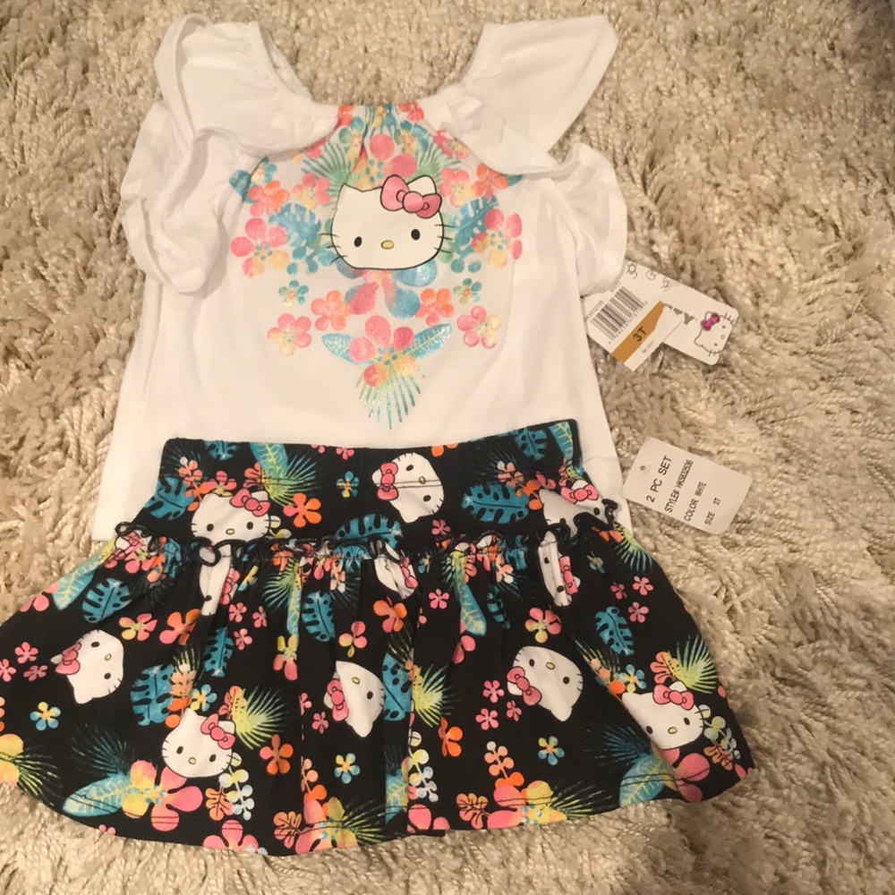 Hello kitty 2PC set for 3T